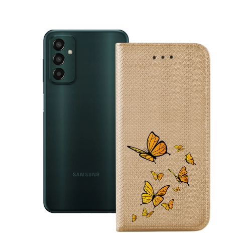 Etui z klapką do SAMSUNG GALAXY M13 4G wzór MOTYLKI